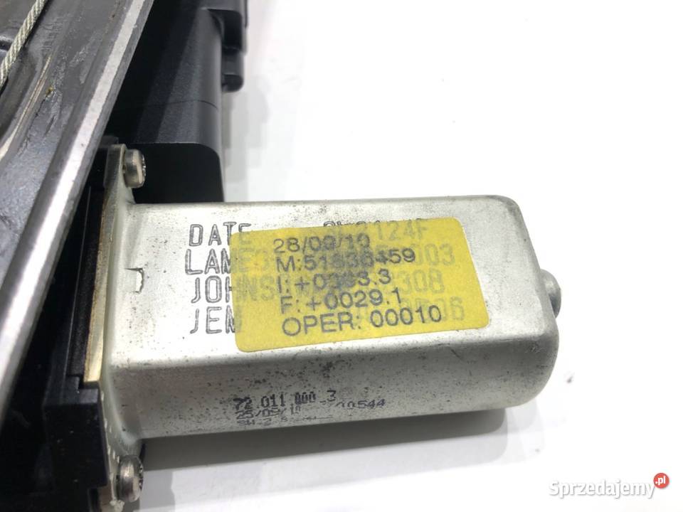 PODNOŚNIK SZYBY PRAWY PRZÓD FIAT BRAVO II