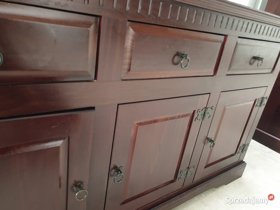 Piękna masywna komoda kolonialna wykonana z pomorskie Gdańsk