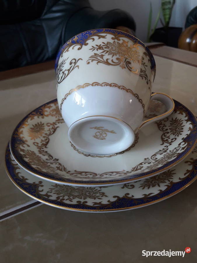 Zestaw trio porcelana Noritake Japonia Porcelana i szkło