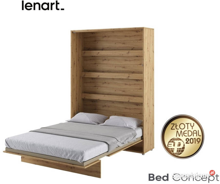 Półkotapczan Łóżko w Szafie BED CONCEPT 140x200 Wrocław