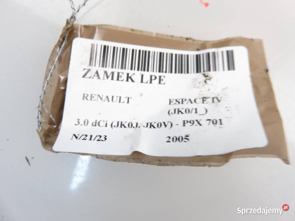 ZAMEK LEWY PRZEDNI RENAULT ESPACE IV 017972Z98