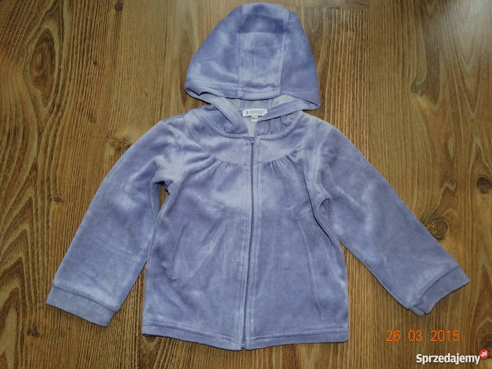 Bluza z kapturem welur 18m r86 Legnica