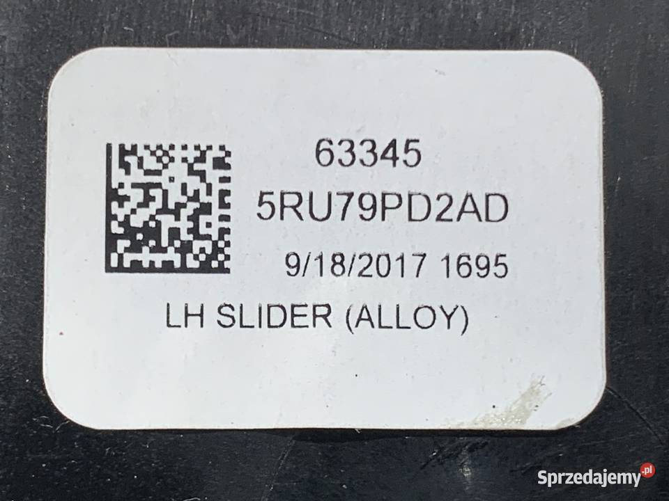 KLAMKA WEWNĘTRZNA LEWY TYŁ CHRYSLER PACIFICA