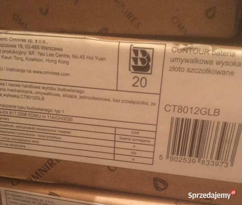 Omnires Contour bateria umywalkowa stojąca Legionowo