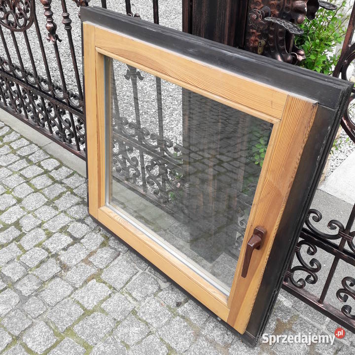 Okno jednoskrzydłowe nieużywane z suchego drewna Drewno Rybnik