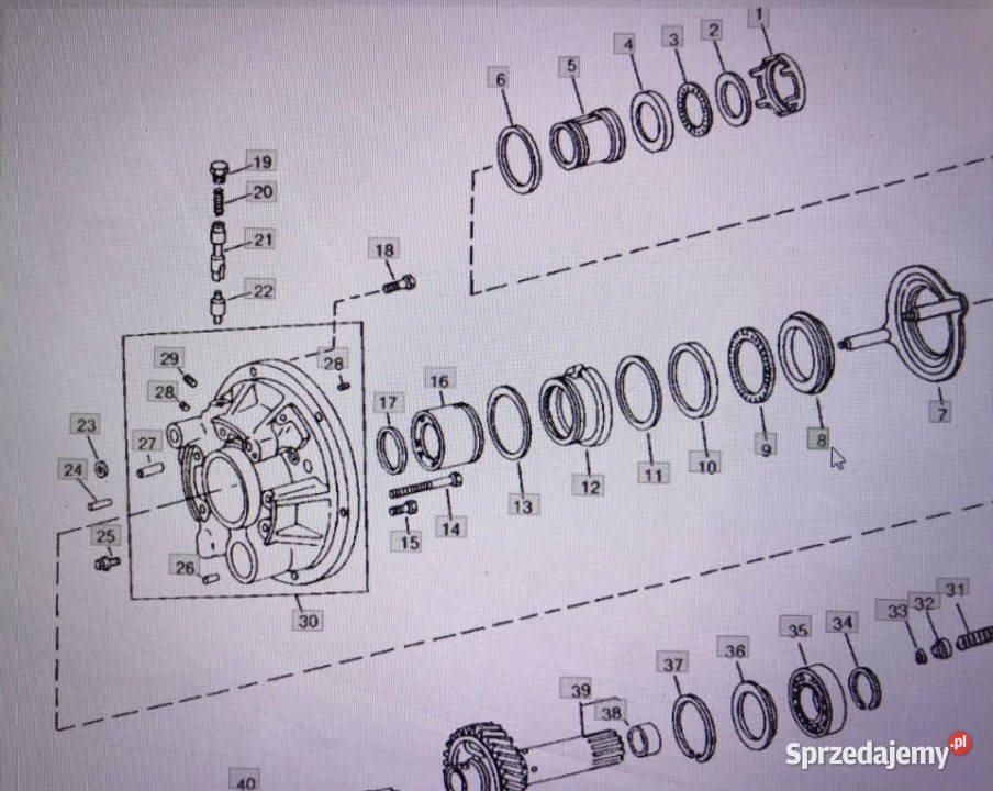 John Deere R62626pierścień łoźyska nośnyJohn Jastrzębniki