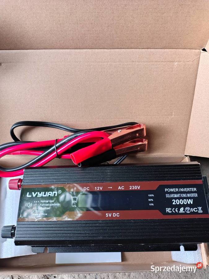 LVYUAN PRZETWORNICA NAPIĘCIA 12V 220V 2000W Zawiercie