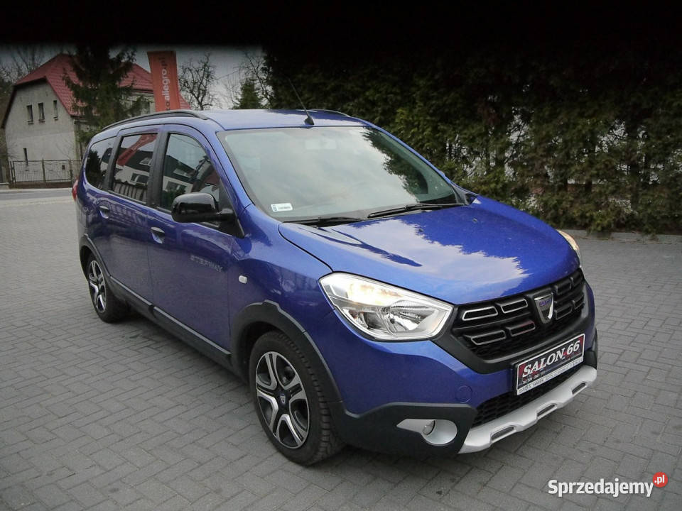 Dacia Lodgy 13b Stepway Salon Polska 7osob Navi lakier metallic śląskie Częstochowa