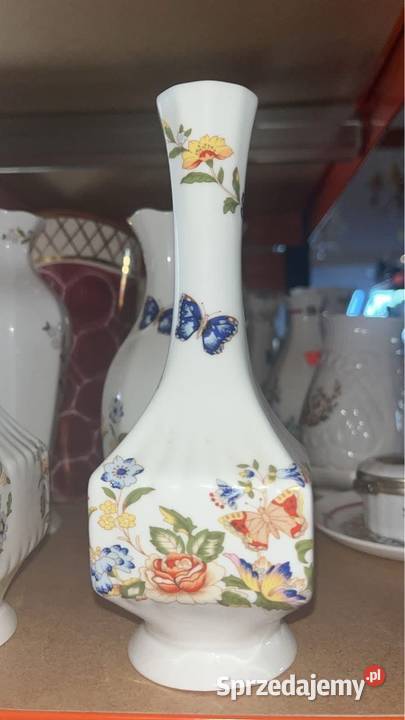 Wazon z motylami Porcelana Aynsley Cottage Gdańsk