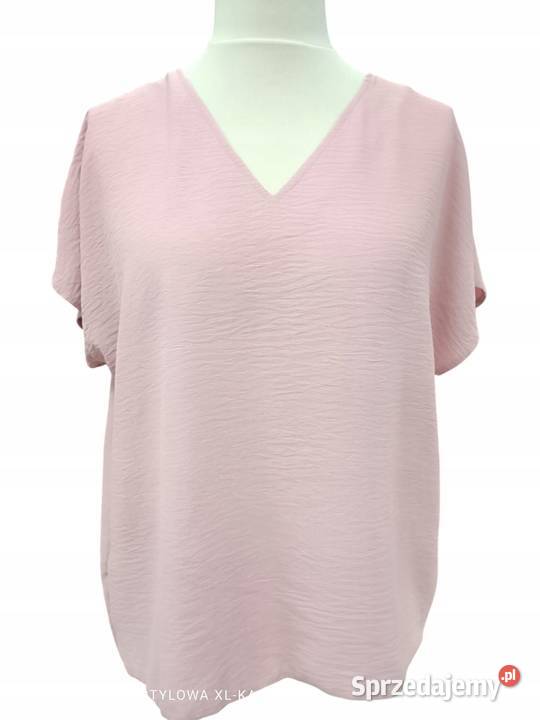 Bluzka TOP CAMILLA damska rozmiar 52 biust różowy