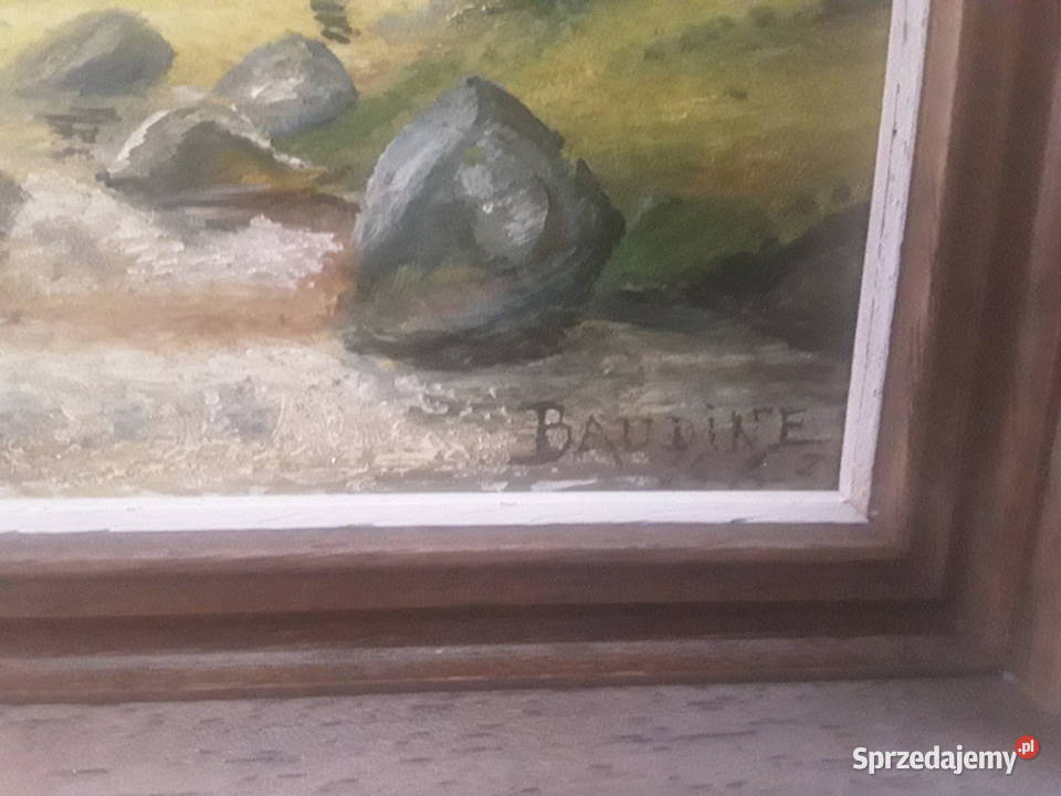 Pejzaż obraz olejny Siemiatycze sprzedam