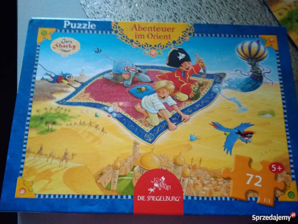 Sprzedam puzzle dzieci na latającym dywanie 72 Rzeszów