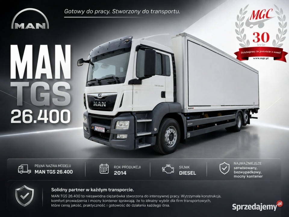 MAN MAN TGS 26400 MAN TGS 26400 KONTENER Łaziska Górne