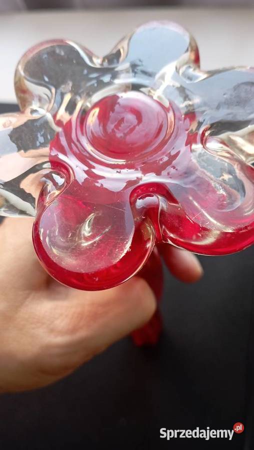 Wazon vintage Murano Elephant Foot stopa słonia