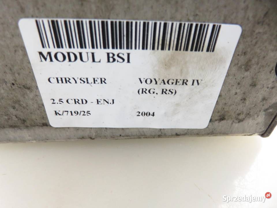 BSI CHRYSLER VOYAGER IV 25 CRD 05144580AB sprzedam