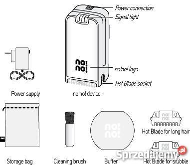 NO NO Classic mały depilator termiczny Łódź sprzedam