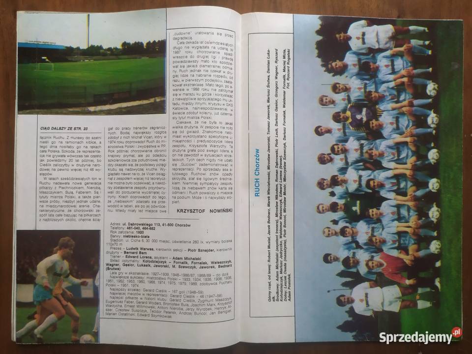Skarb kibica liga polska jesień 1991 Łódź