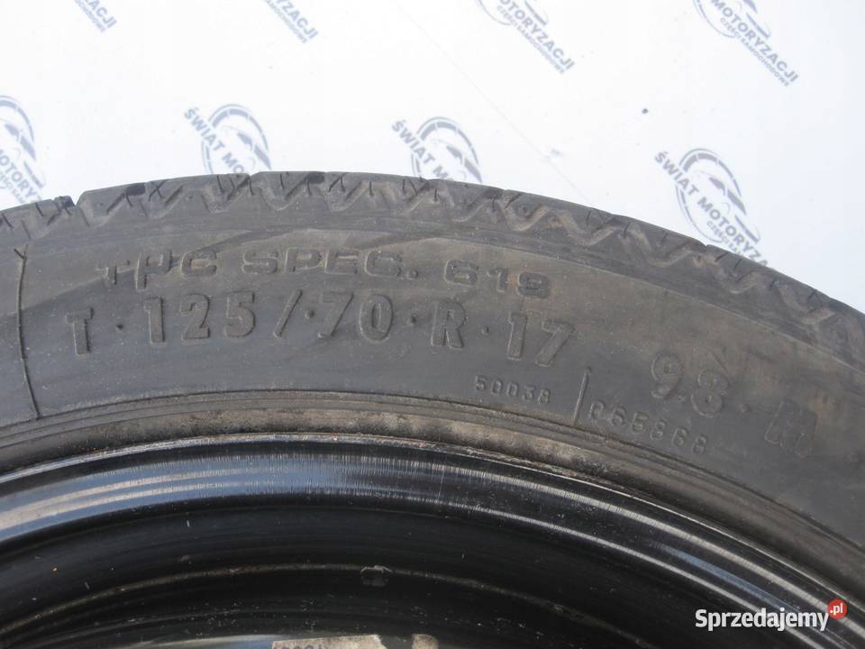 OPEL INSIGNIA koło dojazdowe 1257017 98M 5x120