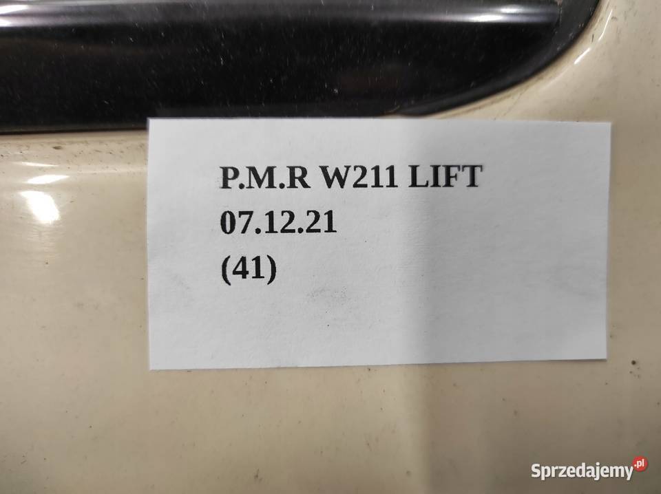 DRZWI LEWE TYŁ MERCEDES E W211 LIFT 20062009 Nowy Tomyśl