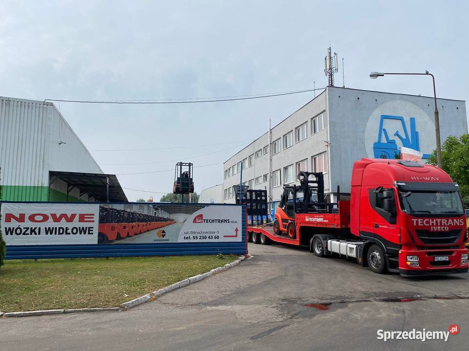 gazowy Spalinowy 6 ton wózek widłowy boczny z pomorskie Gdynia