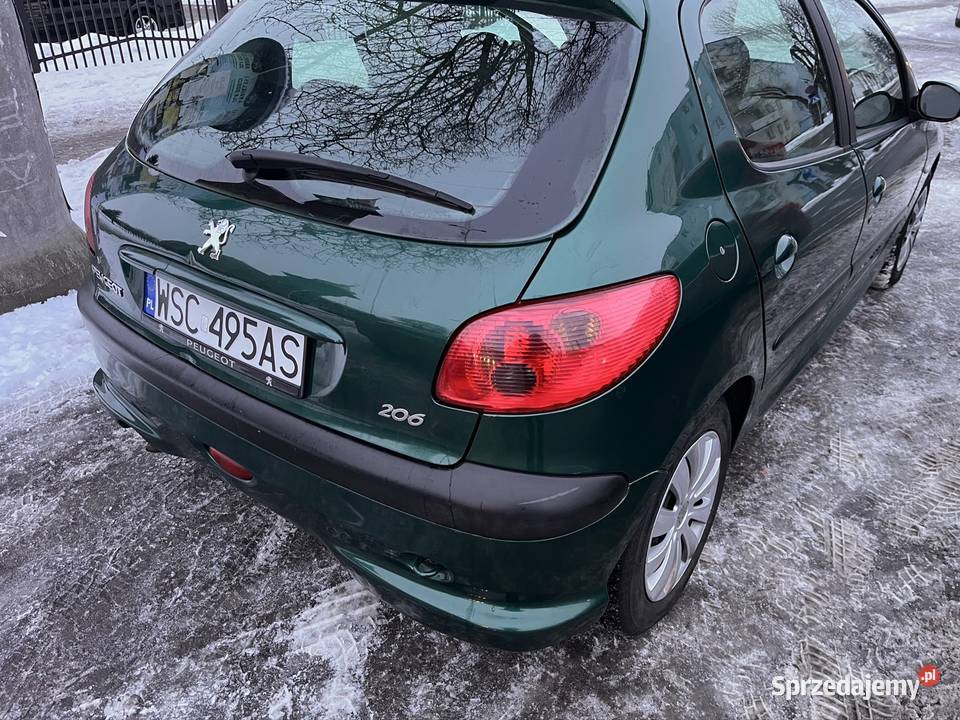 Peugeot 206 14 Benzyna 2004 Ocynk Klimatyzacja Nowy Łuszczewek