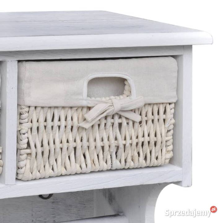 vidaXL Półka ścienna biała 60x235x33 drewno Pozostałe Warszawa