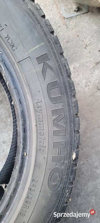 Opony zima kumho 18 24550 xl wzmacniane 18cale Wieluń