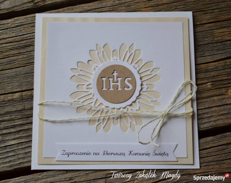 Zaproszenia na Pierwszą Komunię Święta dużo Słupsk