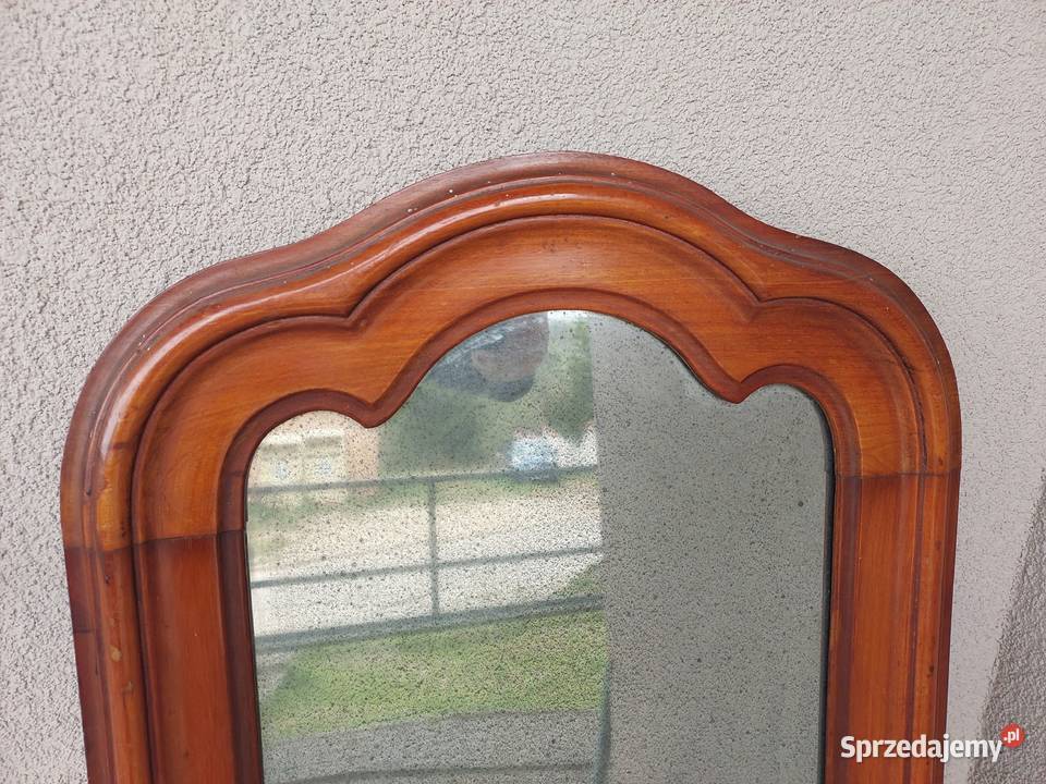 Zabytkowe lustro Biedermeier do renowacji F074 pomorskie Tczew
