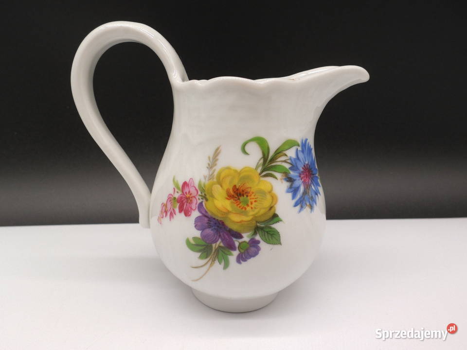 Porcelanowy mlecznik dzbanek na mleko Raszków