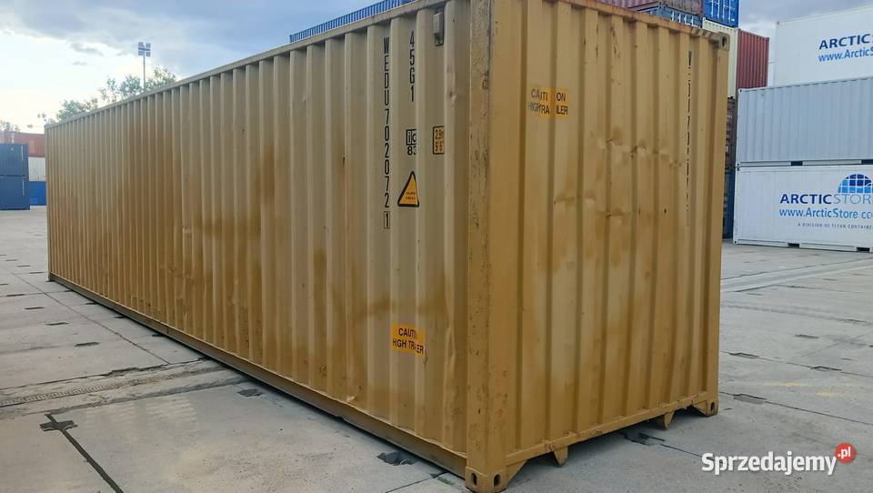 Kontener morski używany 40HC 12m Pewny Kontener Piotrków Trybunalski