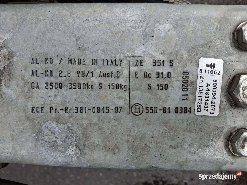 Przyczepa Laweta Niewiadów 8 Metrów Aluminiowa 3 Sierakowice