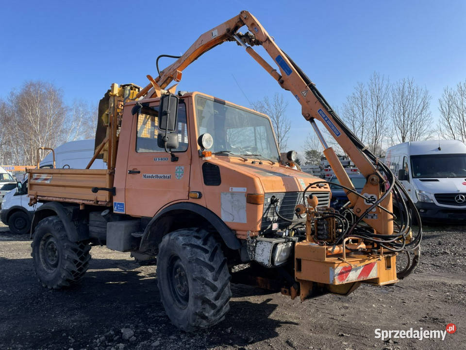 Unimog inny Unimog 1400 4X4 Kosiarka bijakowa pomarańczowy Syców