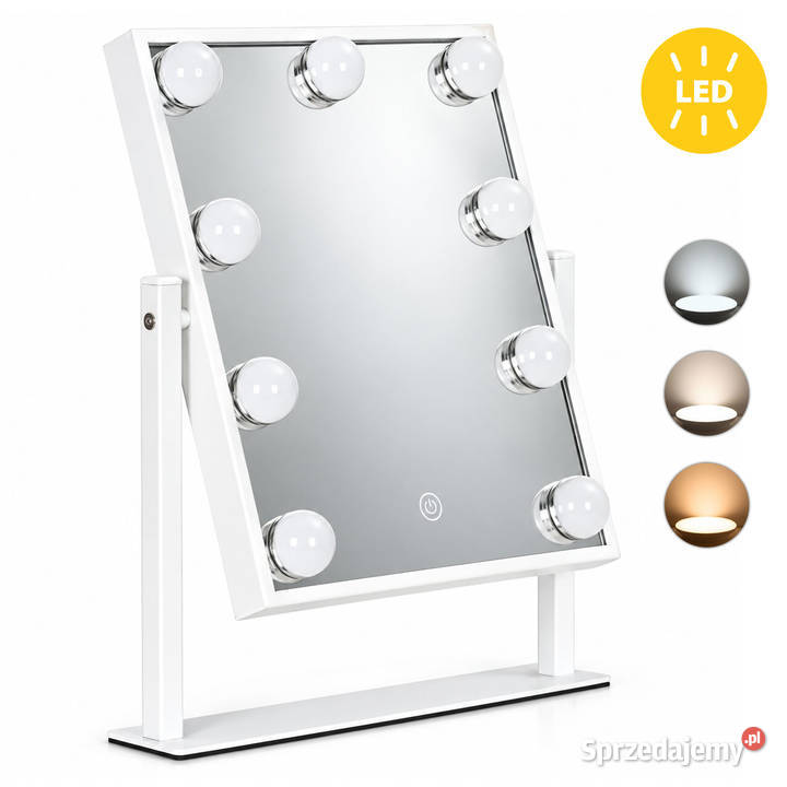 Lustro do makijażu LED