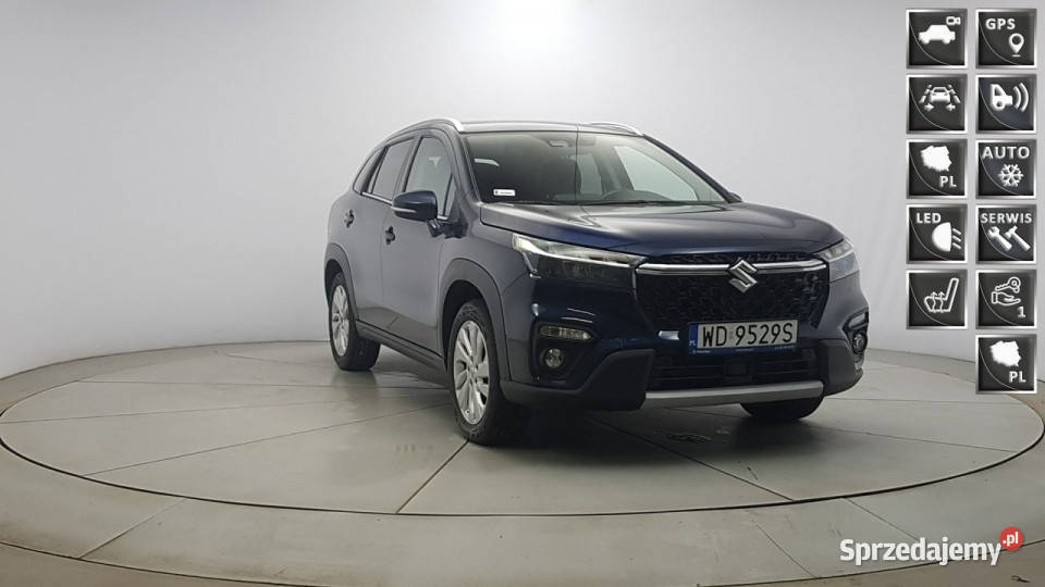 Suzuki SCross 14 SHVS Premium Z polskiego salonu elektryczne lusterka Warszawa