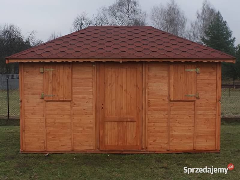 Domek drewniany letniskowy Zbyś 3x45 sosnowy śląskie