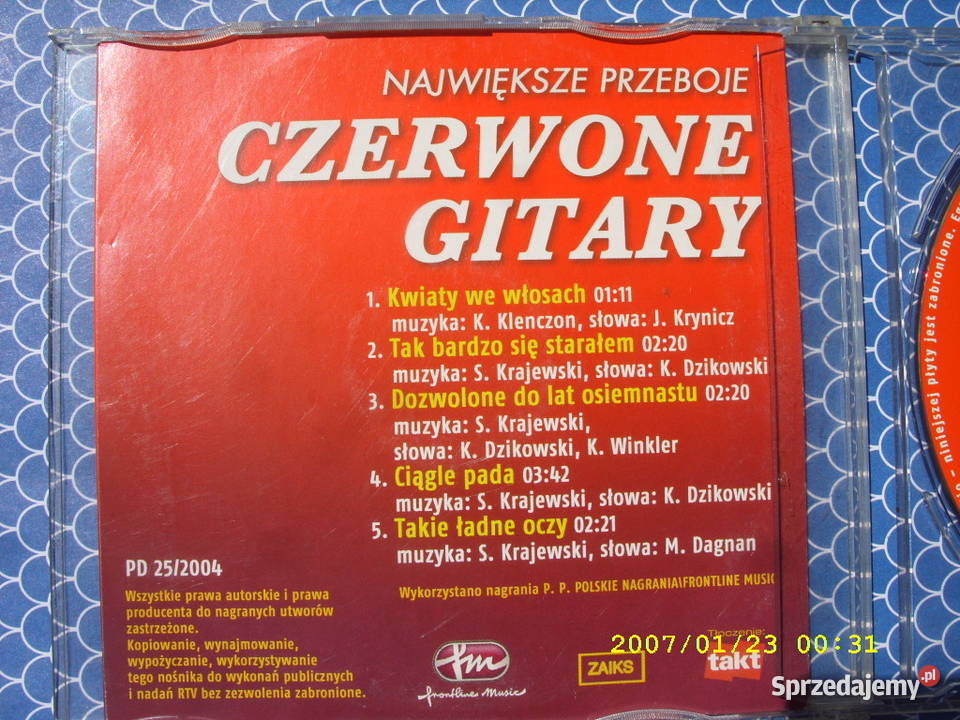 C CZERWONE GITARYNAJWIEKSZE PRZEBOJE2CD Płyty i kasety Wołów