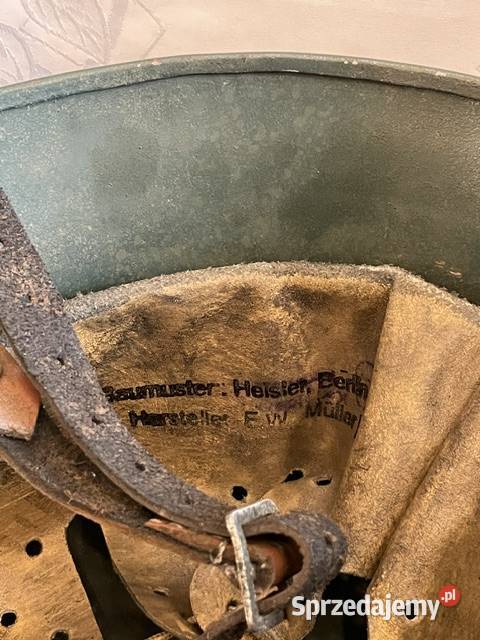 Oryginalny hełm niemiecki Stahlhelm II wojna