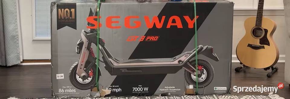 Nowa hulajnoga elektryczna SEGWAY GT3 Pro Pojazdy elektryczne Nowy Sącz