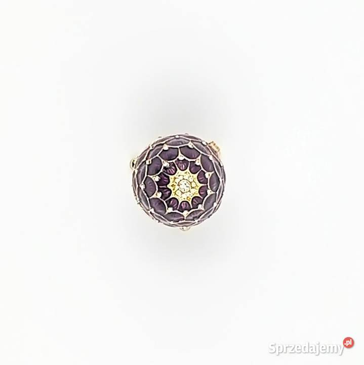 Jajko jajo faberge pojemniki szkatułka fiolet Zawiercie