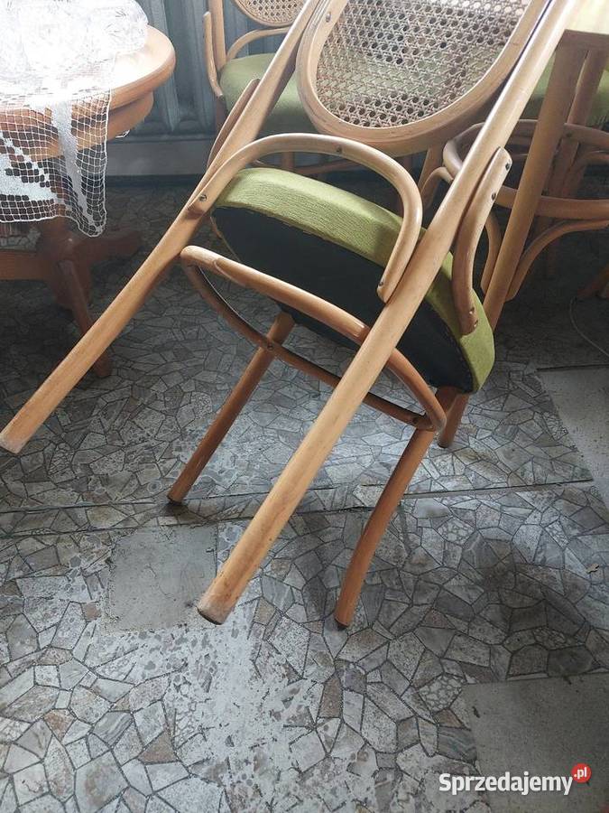 Stół okrągły z krzesłami JAFAMEG Żory sprzedam