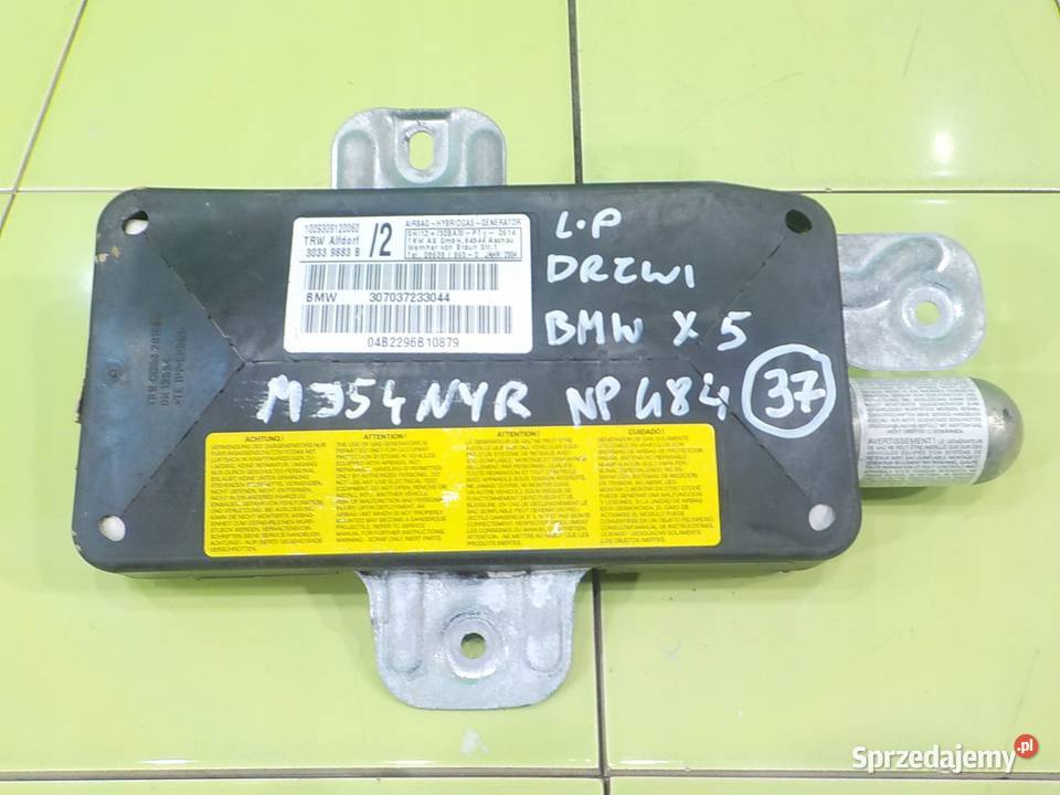 BMW X5 E53 LIFT 30 D 04r 5D AIRBAG poduszka osobowe