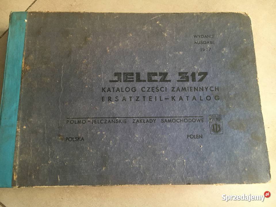 Katalog części Jelcz 317 Oryginał 1977 r Unikat