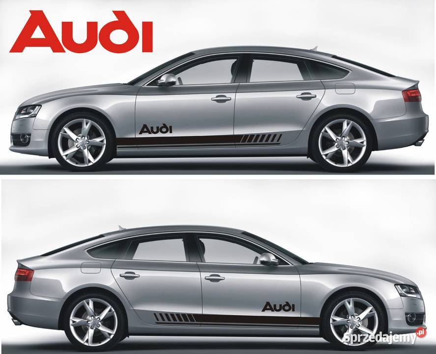 Naklejki Pasy Boczne na każdy Samochód AUDI A4 małopolskie