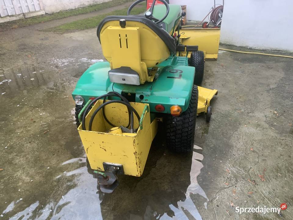 Traktorek John Deere spych kosiarka zamiatarka Traktorki lubuskie Sława