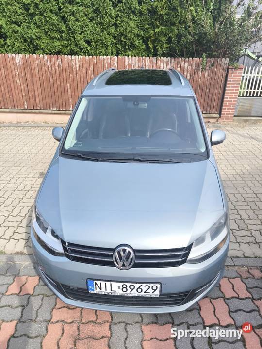 Sharan 20 TDI DSG 7 ospanorama dach aluminiowe felgi Iława sprzedam