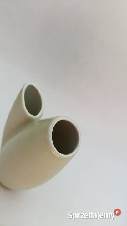 Modernistyczny wazon jasna oliwka Bavaria Zamość