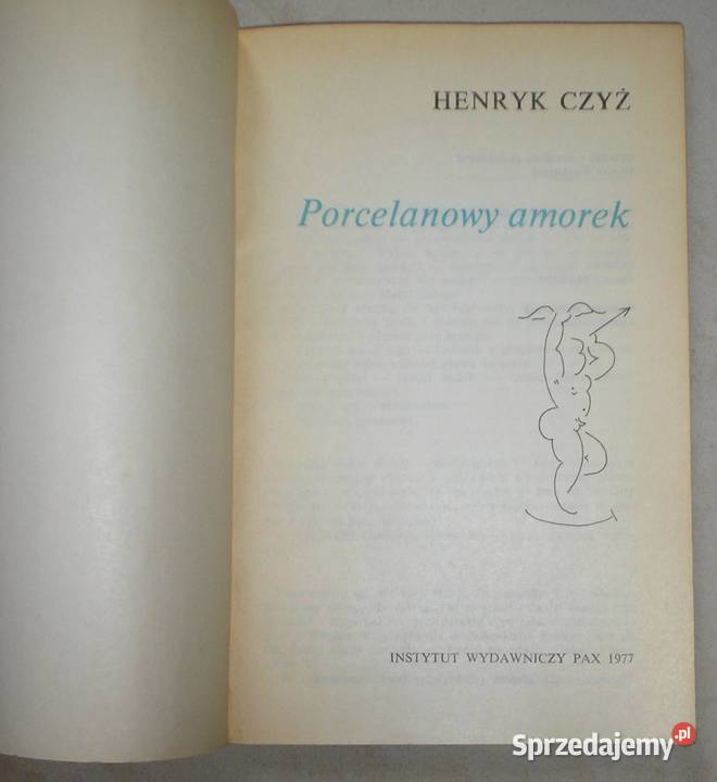 Porcelanowy amorek Henryk Czyż Rok wydania 1977 Kraków sprzedam