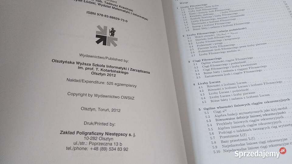 Ciągi rekurencyjne Andrzej Nowicki Podróże pomorskie Gdańsk sprzedam