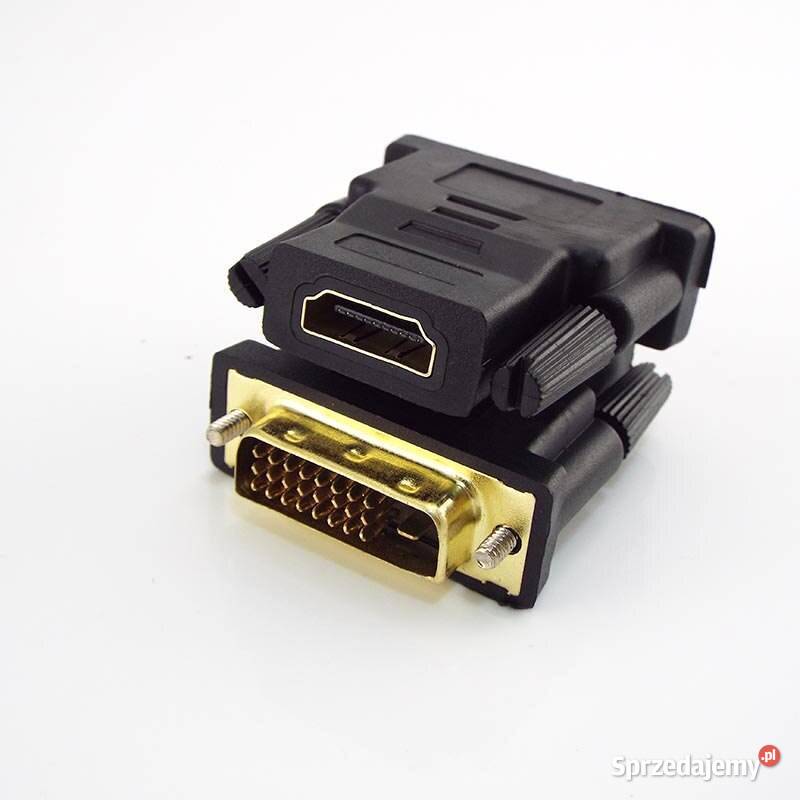 Adapter DVI 241 HDMI HDMI DVI Kable Converter Monitory i projektory